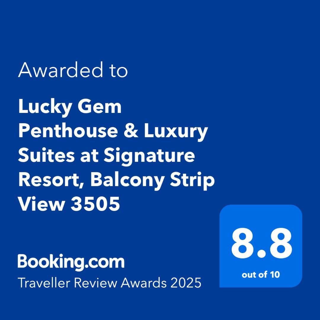 Lucky Gem Penthouse & Luxury Suites At Signature Resort, Balcony Strip View 3505 Las Vegas Extérieur photo